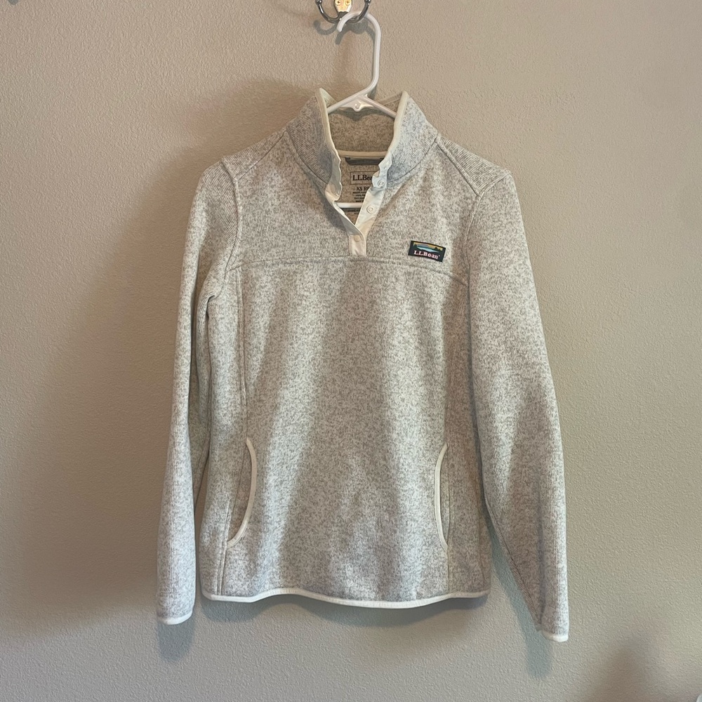 L.L. Bean Sweater Fleece Pullover